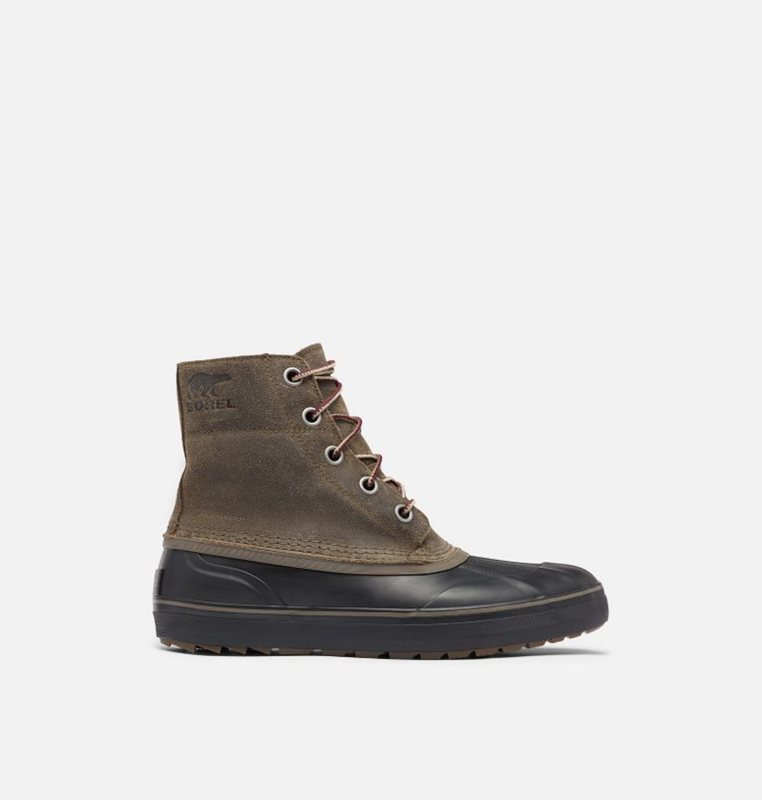 Botines Sorel Hombre - Cheyanne™ Metro Lace Negras Marrones - 65791-LTAK